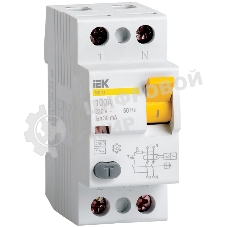 УЗО IEK MDV11-2-025-030 ВД1-63 2Р 25А 30мА тип А IEK