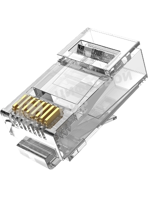 Коннектор Vention RJ45 (8p8c), UTP, cat. 6A, под витую пару (10 шт.)