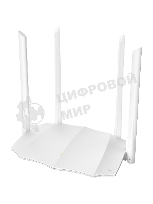 Маршрутизатор Tenda AC5 1200Mbps 11AC wave2Router, MU-MIMO,1Ghz CPU，4X5dbi Antennas, 1X100Mbps WAN, 3x100Mbps LAN,WiFi On/Off Switch,Universal Rep