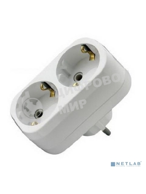 Разветвитель Makel 2 гнезда с заземлением 16 А