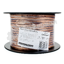 Акустический кабель Cablexpert CC-TC2x1,5-50M, прозрачный,  50 м, на катушке