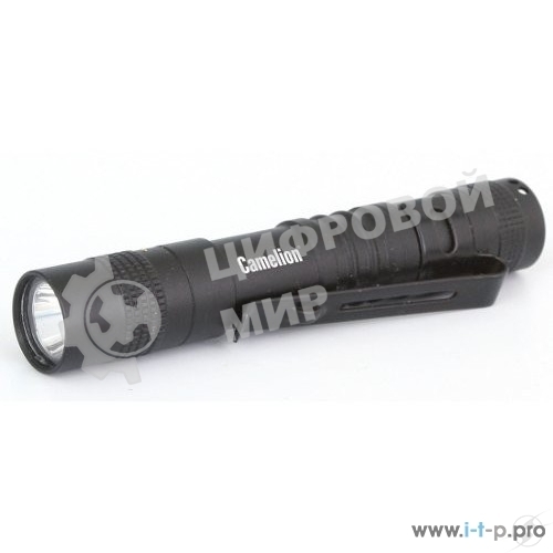 Фонарь Camelion LED51516 (фонарь, черный, LED XPE, 3 реж 1XLR03 в компл., алюм., откр. блистер)