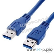 Кабель Gembird/Cablexpert Pro AM/AM, 1.8м, экран, синий