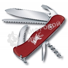 Нож перочинный Victorinox HUNTER (0.8573) 111мм 12функций красный
