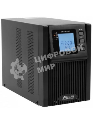 Источник бесперебойного питания Powerman Online 3000 Plus черный external battery pack (not included)(БЕЗ БАТАРЕИ)
