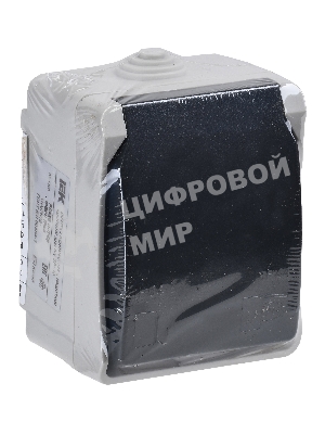 Розетка IEK Форс РСб20-3-ФСр1м с/з открытой установки