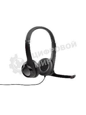 Гарнитура Logitech H390 чёрный, проводная, USB