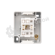 Переключатель проходной Kranz INDUSTRIAL IP54, о/у, белый