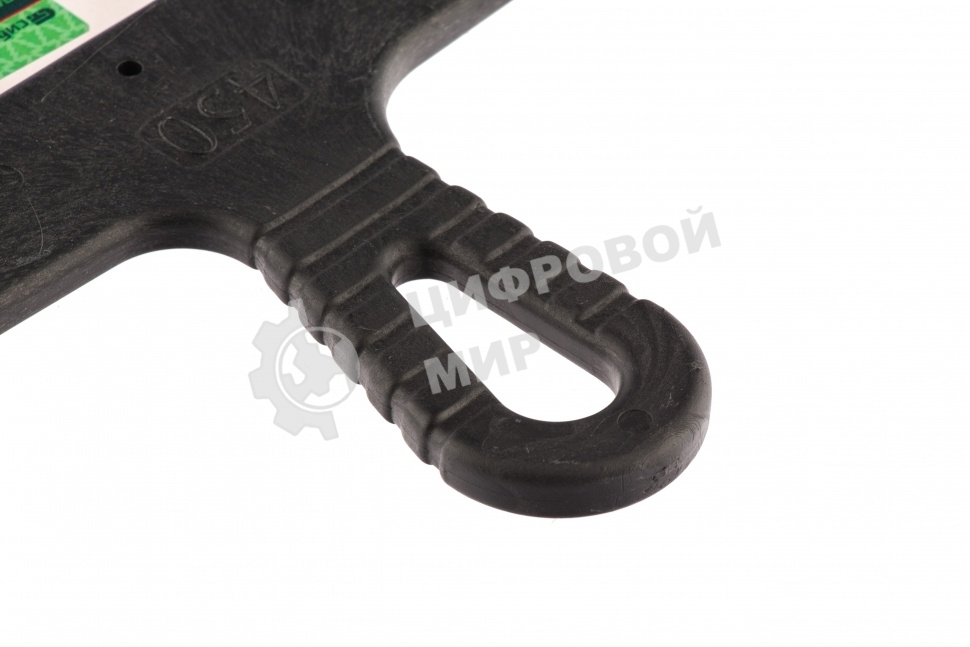 Шпатель Сибртех из нержавеющей стали,450 мм,зуб 8x8 мм,пластмассовая рукоятка