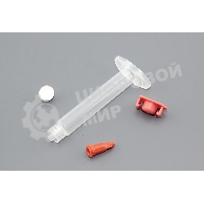 Промышленный шприц 3 мл с красной крышкой