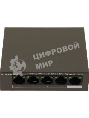 Коммутатор 5PORT 10/100/1000M G1105P-4-63W IP-COM
