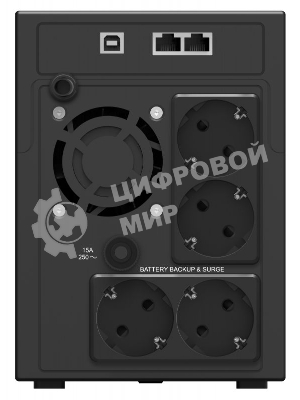 Источник бесперебойного питания Ippon Smart Power Pro II Euro 2200 1200Вт 2200ВА черный