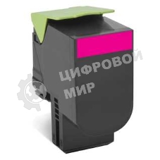 Картридж Lexmark с тонером, пурпурный, 1000 стр. для CX310/410/510, Return