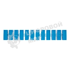 Клеммная винтовая колодка Rexant KВ-40 25-40, ток 100 A, полиэтилен синий (10 шт./уп.)