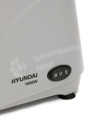 Мясорубка электрическая Hyundai HY-MG4391 серый, 1900 Вт, 2.4 кг/мин, реверс, защита от перегрузки, насадки - 4