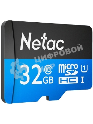Флеш карта microSDHC 32Gb Netac P500 NT02P500STN-032G-S (без SD адаптера) 80Mb/s