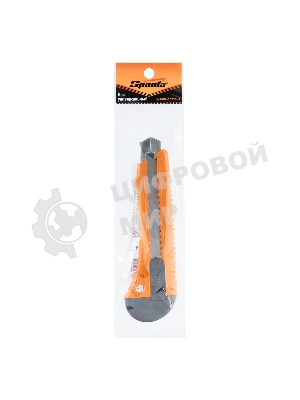 Нож Sparta 18 мм, выдвижное лезвие, металлическая направляющая