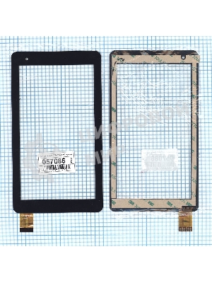 Сенсорное стекло (тачскрин) OLM-070A0933-FPC. черное