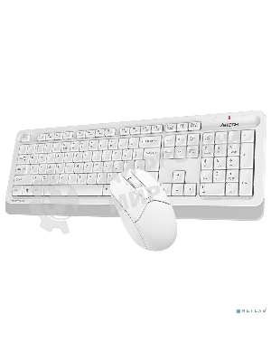 Комплект клавиатура+мышь A4Tech FStyler FG1012 беспроводной, USB, 1200 DPI, белый