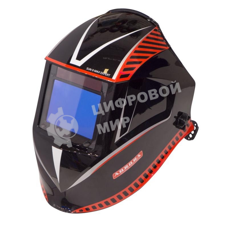 Маска AURORA PRO SUN9 MAX EXPERT сварщика хамелеон светофильтр 100х73мм
