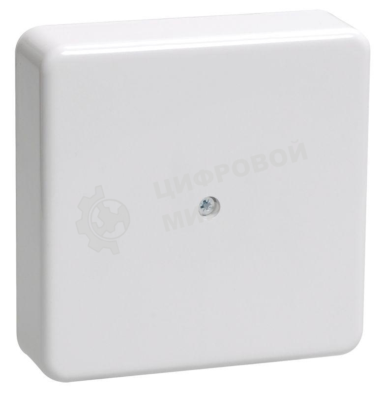 Коробка КМ41212-01 распаячная IEK UKO10-075-075-020-K01 для о/п 75х75х20 мм белая (6 клемм 6мм2)
