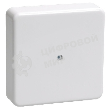 Коробка КМ41212-01 распаячная IEK UKO10-075-075-020-K01 для о/п 75х75х20 мм белая (6 клемм 6мм2)