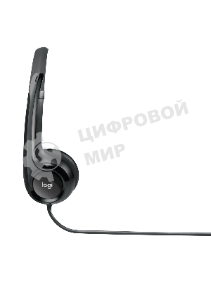 Гарнитура Logitech H390 чёрный, проводная, USB