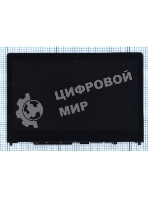 Модуль (матрица + тачскрин) для Lenovo Flex 4 14 черный с рамкой