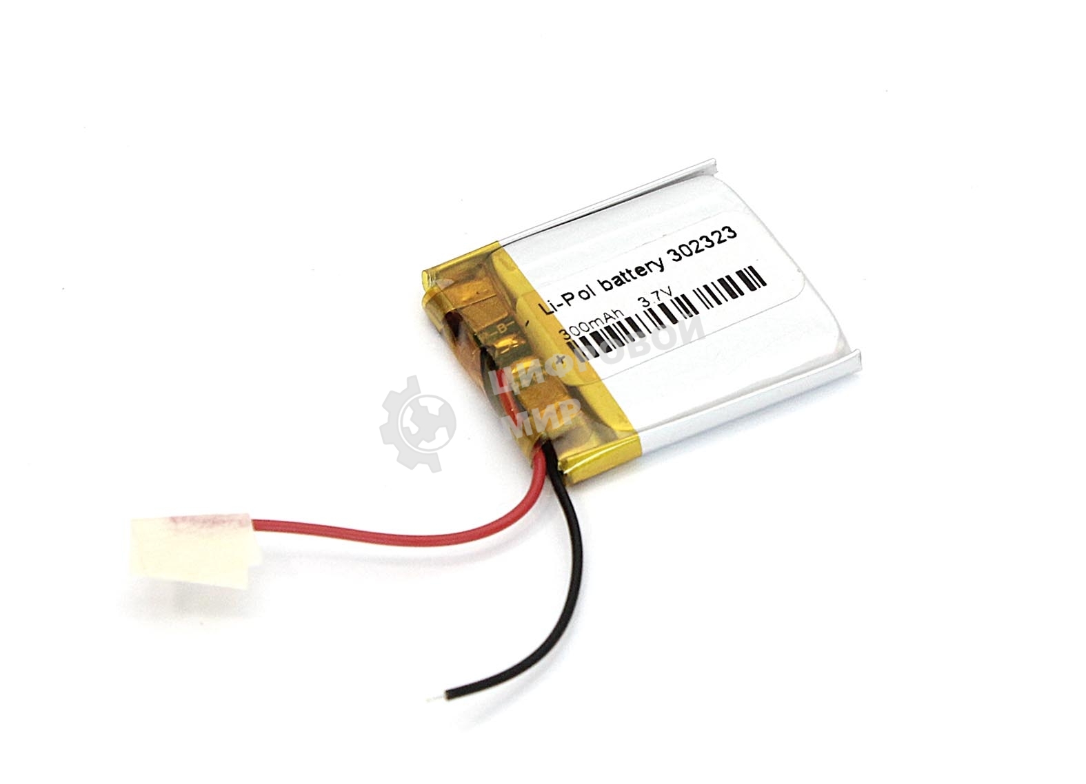 Аккумулятор Li-Pol (батарея) 3x23x23мм 2pin 3.7V/160mAh