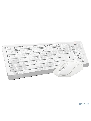Комплект клавиатура+мышь A4Tech FStyler FG1012 беспроводной, USB, 1200 DPI, белый