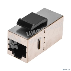 Адаптер проходной формата Rexant Pro Keystone, Jack RJ-45(8P8C), FTP, CAT 5e