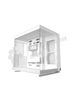 Компьютерный корпус PcCooler C3 T500 WH белый без БП ATX 2xUSB 3.0 1xUSB3.1 audio bott PSU