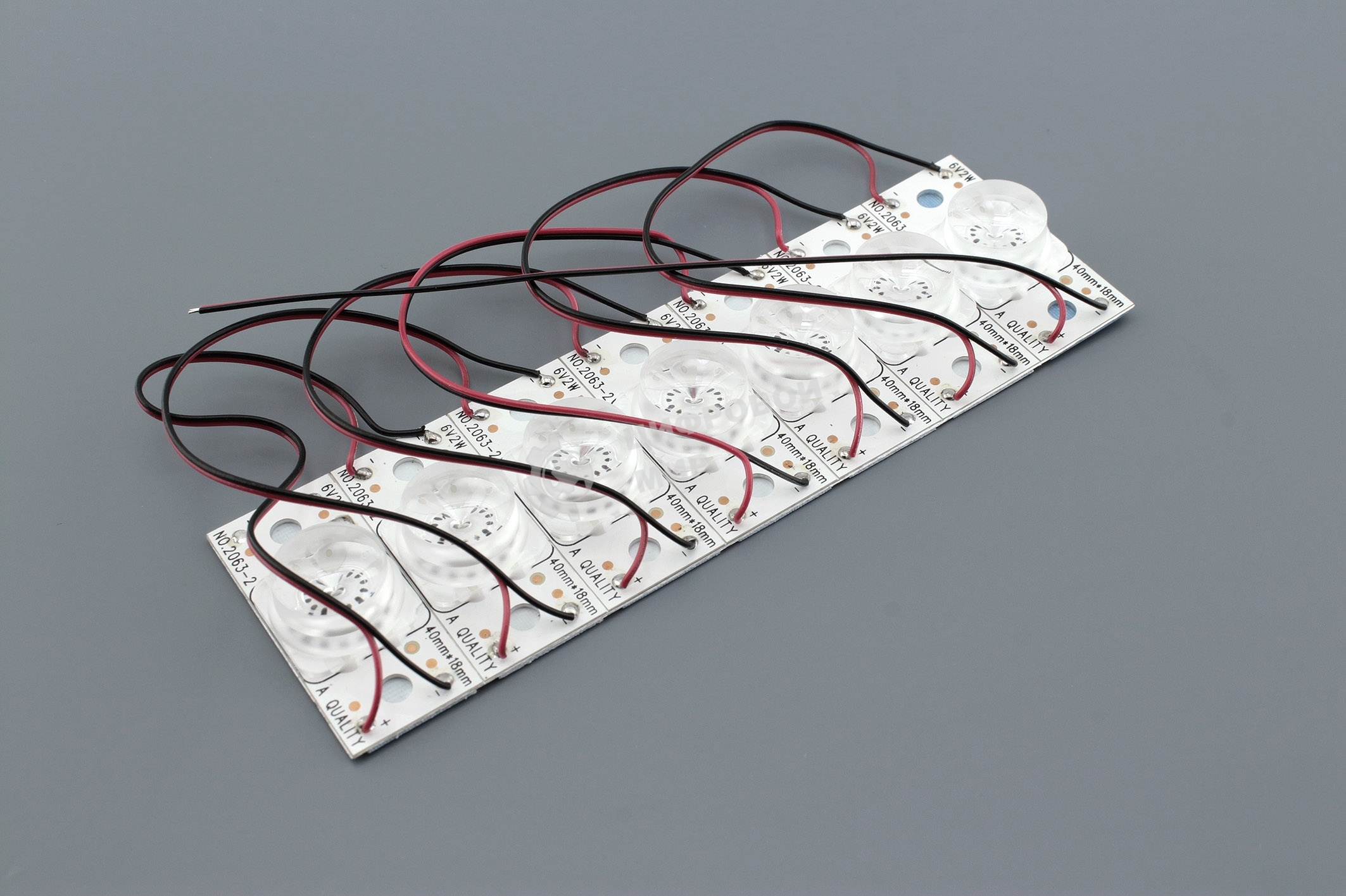 Светодиодная подсветка для телевизоров вогнутая линза 6V 2W (комплект 7шт)