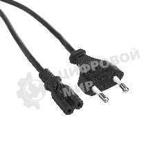 Кабель питания ноутбуков, аудио/видео ExeGate Special PCN-1,8S (CEE7/16->С7) 2*0.5, CCA, 1.8м