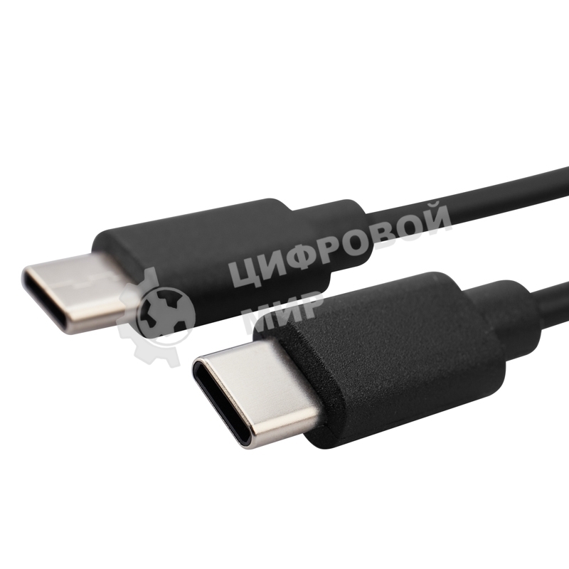 Кабель Rexant Type-C - Type-C 2A/1м/PVC/черный