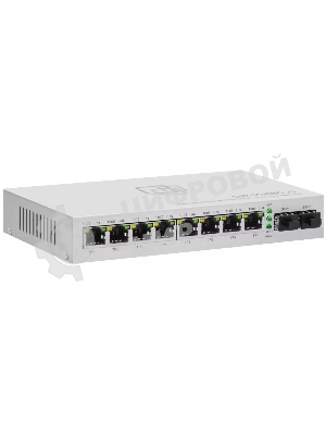 Коммутатор SNR SNR-S1908G-2S, 1Gbит/с, количество портов 8 шт, (L2)