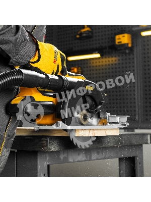 Строительный пылесос Denzel RVC20 желтый, 1400 Вт, уборка сухая/сбор воды/выдув, пылесборник мешок/контейнер, 20 л