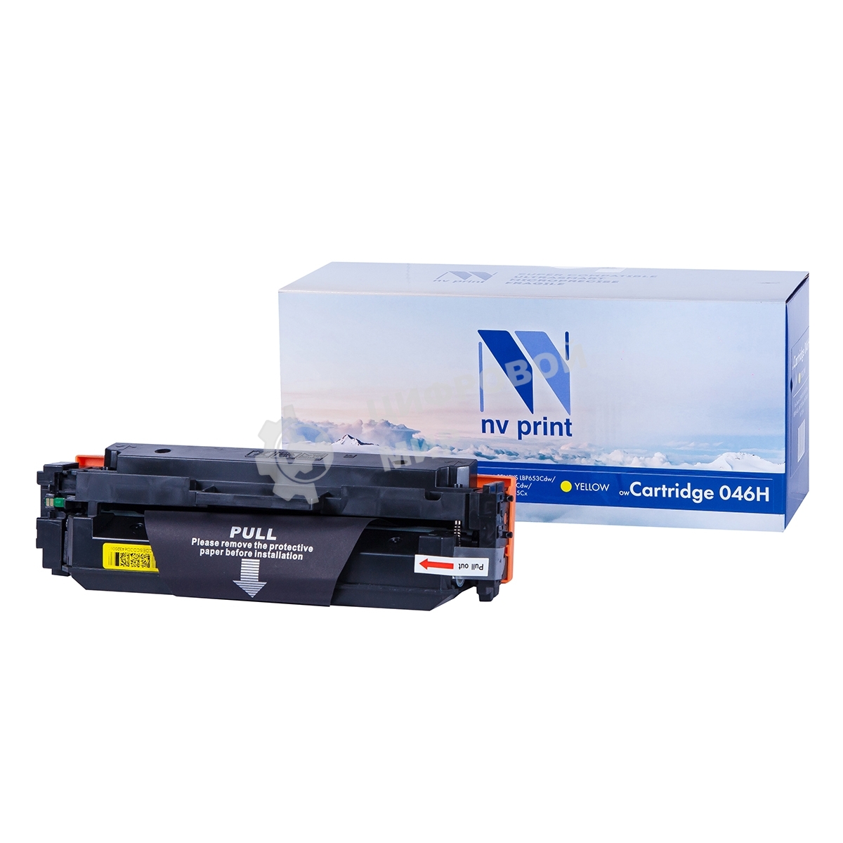Картридж лазерный NVPrint совместимый NV-046H Yellow для Canon i-SENSYS LBP653Cdw/LBP654Cx/MF732Cdw/MF734Cdw/MF735Cx (5000k)