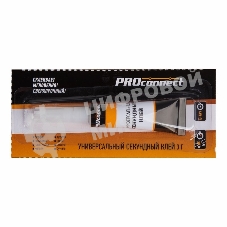 Универсальный секундный клей PROconnect на мульти карте, 3 г