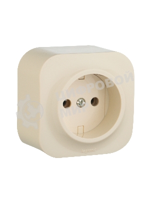 Розетка без заземления без шторок (Слоновая кость) Legrand 782240