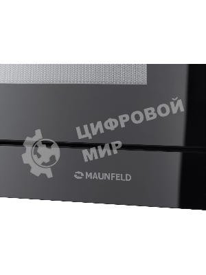Встраиваемая микроволновая печь Maunfeld MBMO.20.1PGb черный, 20 л, 800 Вт, переключатели - поворотный механизм