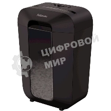 Шредер Fellowes PowerShred LX70 черный (секр.P-4)/перекрестный/11лист./18лтр./скрепки/скобы/пл.карты