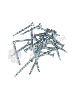 Саморез оконный Kranz сверло, 3.9х35, белый цинк, упаковка поставщика (8 000 шт.)