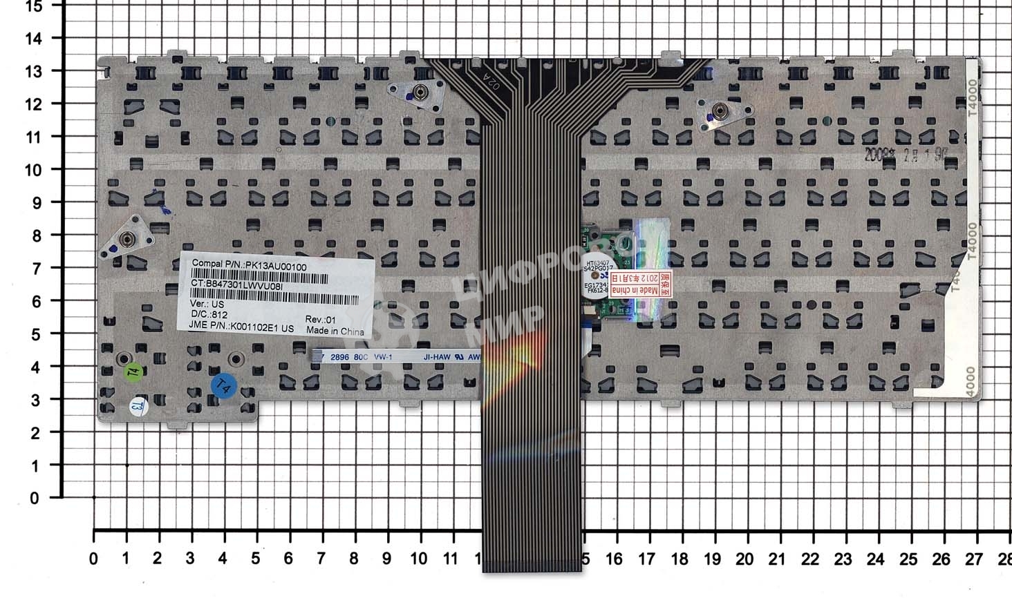 Клавиатура для ноутбука HP Compaq NC4000 NC4010 черная