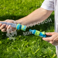 Шланг поливочный Palisad прозрачный армированный 3-х слойный, 3/4