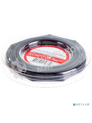 Трубка термоусаживаемая Rexant 6,0/3,0 мм черная, ролик 2,44 м