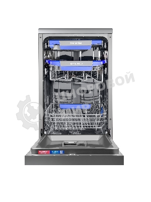 Посудомоечная машина Maunfeld MWF45331S, серебристый, 45 см, 10 компл., 49 дБ, класс A++