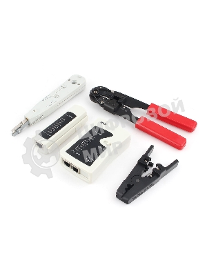 Набор инструментов Gembird TK-NCT-01 для работы с локальной сетью (4 предмета) набор