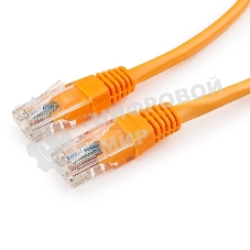 Патч-корд UTP Cablexpert cat.5e, 0.25м, литой, многожильный, оранжевый