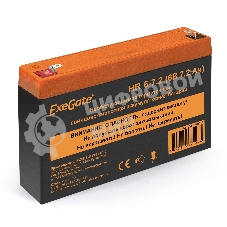 Батарея для ИБП ExeGate HR 6-7.2 (6V 7.2Ah, клеммы F1)